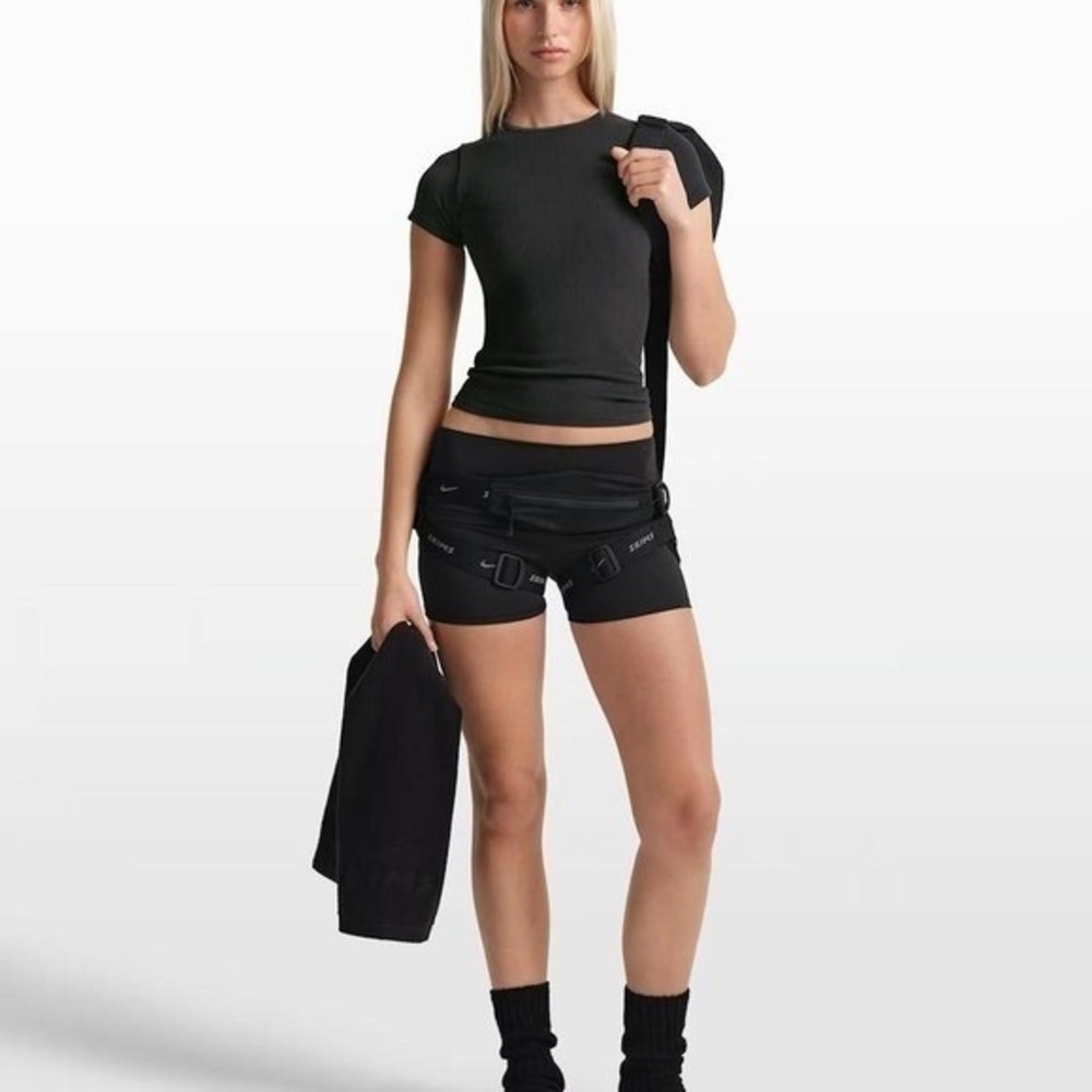 Skims + Nike Ribbed Seamless Short Sleeve Tee / Multiple Sizes / NWT